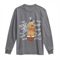 Funny Burnt Peanut Bungulator Long Sleeve Shirt Mhmmm Goop Goop