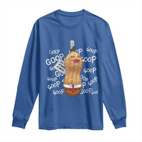 Funny Burnt Peanut Bungulator Long Sleeve Shirt Mhmmm Goop Goop