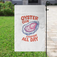 Oyster Club Garden Flag Retro Summer Beach Vacation Gift