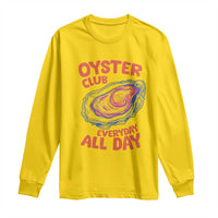 Oyster Club Long Sleeve Shirt Retro Summer Beach Vacation Gift
