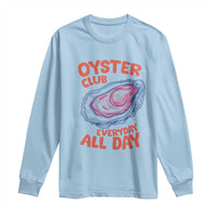 Oyster Club Long Sleeve Shirt Retro Summer Beach Vacation Gift
