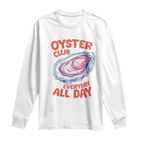 Oyster Club Long Sleeve Shirt Retro Summer Beach Vacation Gift