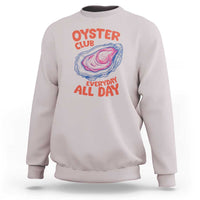 Oyster Club Sweatshirt Retro Summer Beach Vacation Gift