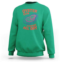 Oyster Club Sweatshirt Retro Summer Beach Vacation Gift
