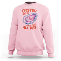 Oyster Club Sweatshirt Retro Summer Beach Vacation Gift