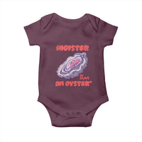 Moister Than An Oyster Baby Onesie Funny Inappropriate Adult Humor