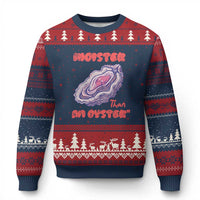 Moister Than An Oyster Ugly Christmas Sweater Funny Inappropriate Adult Humor