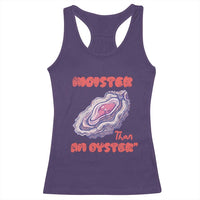 Moister Than An Oyster Racerback Tank Top Funny Inappropriate Adult Humor
