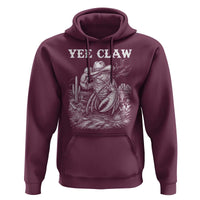 Yee Claw Lobster Hoodie Funny Crawfish Western Meme
