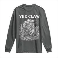 Yee Claw Lobster Long Sleeve Shirt Funny Crawfish Western Meme