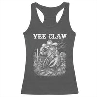 Yee Claw Lobster Racerback Tank Top Funny Crawfish Western Meme