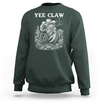 Yee Claw Lobster Sweatshirt Funny Crawfish Western Meme
