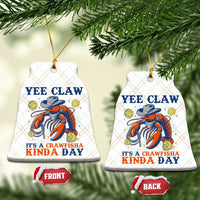 Yee Claw Lobster Ceramic Ornament It's a Crawfish Kinda Day Summer Beach Vaction Gift