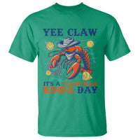 Yee Claw Lobster T Shirt It's a Crawfish Kinda Day Summer Beach Vaction Gift