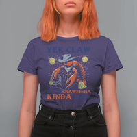 Yee Claw Lobster T Shirt For Women It's a Crawfish Kinda Day Summer Beach Vaction Gift
