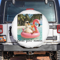 Feral Girl Summer Spare Tire Cover Silly Goose Summer Beach Meme