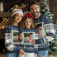 Feral Girl Summer Ugly Christmas Sweater Silly Goose Summer Beach Meme