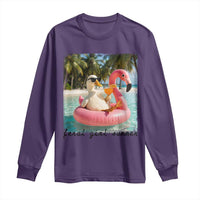 Feral Girl Summer Long Sleeve Shirt Silly Goose Summer Beach Meme