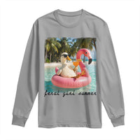Feral Girl Summer Long Sleeve Shirt Silly Goose Summer Beach Meme
