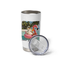 Feral Girl Summer Tumbler Cup Silly Goose Summer Beach Meme