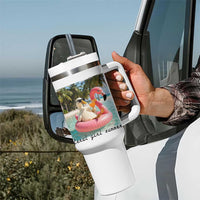 Feral Girl Summer Tumbler With Handle Silly Goose Summer Beach Meme