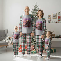 Feral Girl Summer Plaid Pajama Set Funny Raccoon Summer Beach Meme