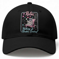 Relax Nothing Is Under Control Baseball Cap Chill Raccoon Beach Vacation Gift