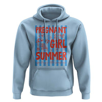 Pregnant Girl Summer Hoodie Funny Beach Pregnancy Announcement