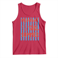Pregnant Girl Summer Tank Top Funny Beach Pregnancy Announcement