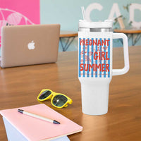 Pregnant Girl Summer Tumbler With Handle Funny Beach Pregnancy Announcement