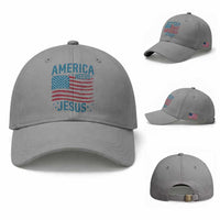 America Needs Jesus Baseball Cap 4th of July Christian