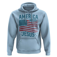 America Needs Jesus Hoodie 4th of July Christian