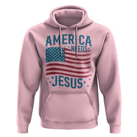 America Needs Jesus Hoodie 4th of July Christian