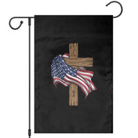God Bless America 250 Years Garden Flag 4th of July Christian Jesus