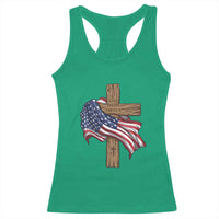 God Bless America 250 Years Racerback Tank Top 4th of July Christian Jesus