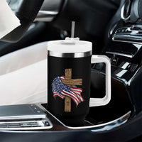 God Bless America 250 Years Tumbler With Handle 4th of July Christian Jesus