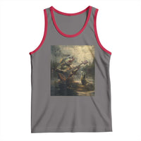 Weird Bass Fish Playing Bass Guitar Tank Top Funny Cursed Meme - Wonder Print Shop