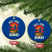 Funny Fishing Dad Ceramic Ornament Reel Cool Dad - Wonder Print Shop