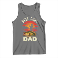 Funny Fishing Dad Tank Top Reel Cool Dad - Wonder Print Shop