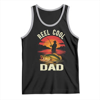 Funny Fishing Dad Tank Top Reel Cool Dad - Wonder Print Shop
