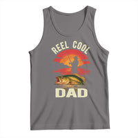Funny Fishing Dad Tank Top Reel Cool Dad - Wonder Print Shop
