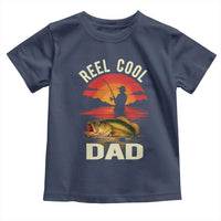 Funny Fishing Dad Toddler T Shirt Reel Cool Dad - Wonder Print Shop