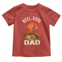 Funny Fishing Dad Toddler T Shirt Reel Cool Dad - Wonder Print Shop