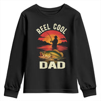 Funny Fishing Dad Youth Sweatshirt Reel Cool Dad - Wonder Print Shop