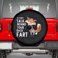 Funny Fox Meme Spare Tire Cover If They Talk Behind Your Back Fart Naughty Joke - Wonder Print Shop