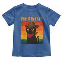 Meowdy Cowboy Cat Toddler T Shirt Cute Black Kitten Country Western - Wonder Print Shop
