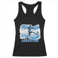Argentina Soccer Fan Argentinian Flag Patriotic Sports Racerback Tank Top