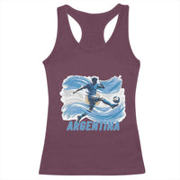 Argentina Soccer Fan Argentinian Flag Patriotic Sports Racerback Tank Top