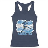 Argentina Soccer Fan Argentinian Flag Patriotic Sports Racerback Tank Top