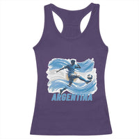 Argentina Soccer Fan Argentinian Flag Patriotic Sports Racerback Tank Top